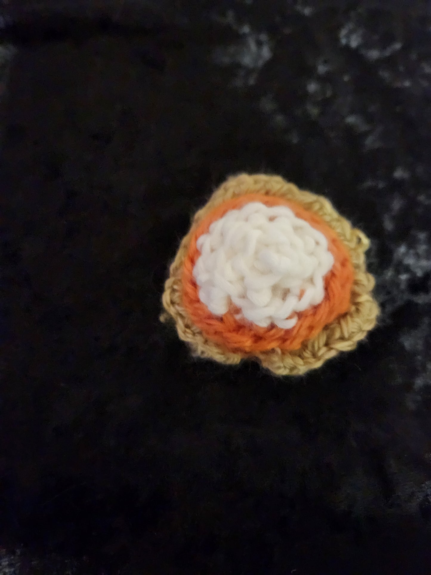 Crocheted Mini Pumpkin Pie