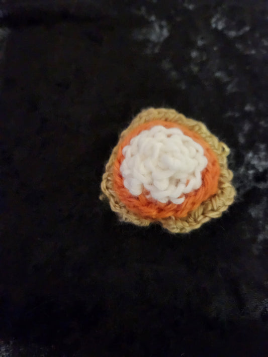 Crocheted Mini Pumpkin Pie