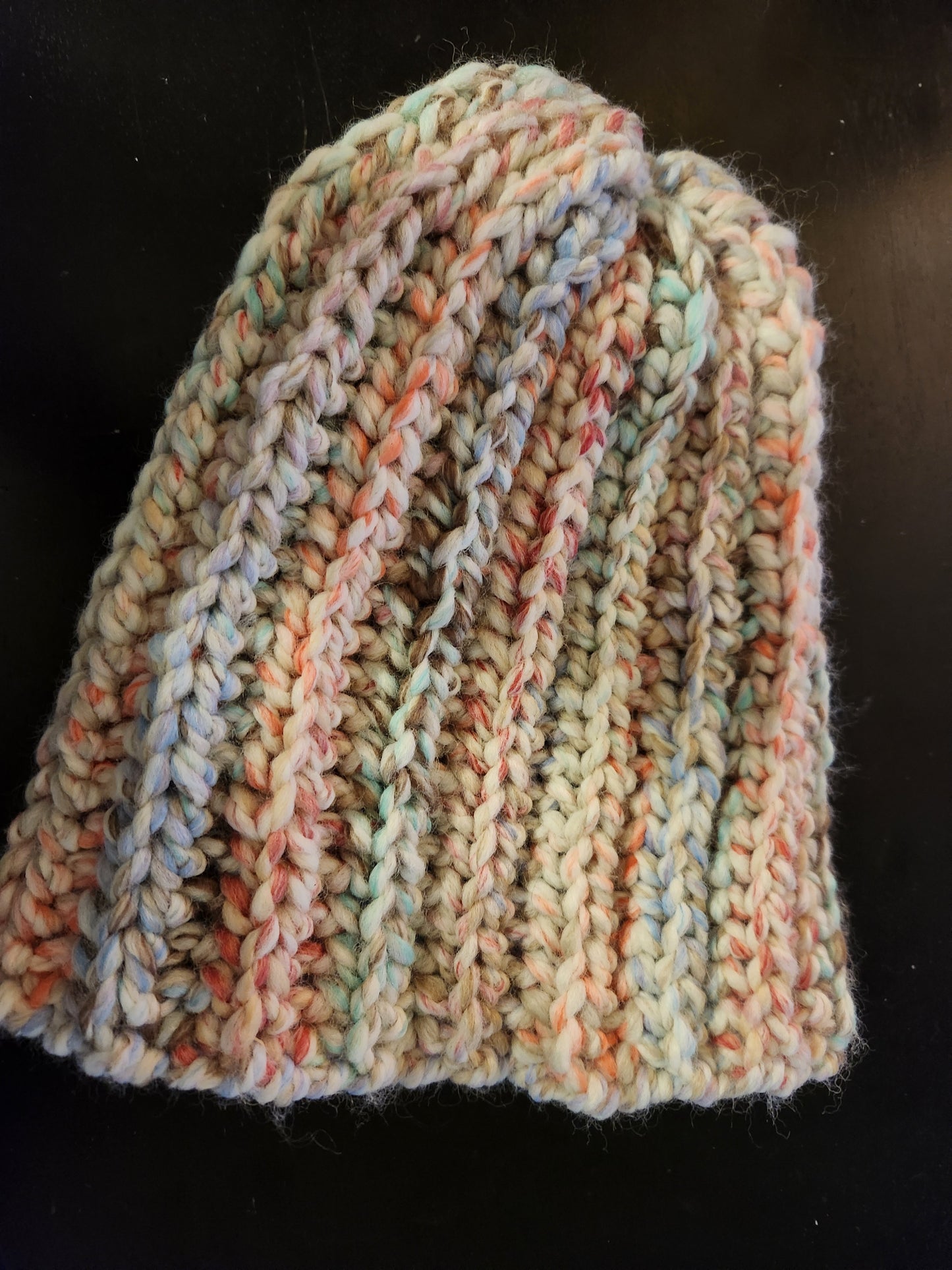 Crocheted Wool-Blend Beanie - Carousel